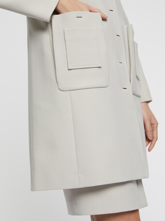 Manteau mi-long à poches - Pierre