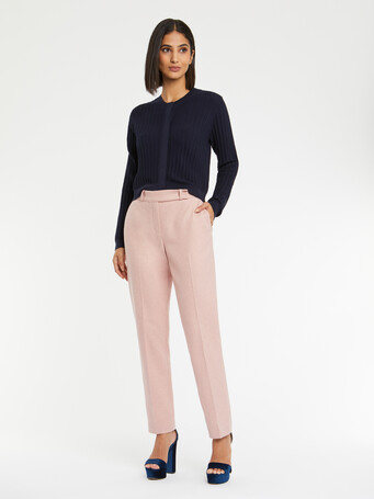 Cardigan en soie à points fantaisie - Marine