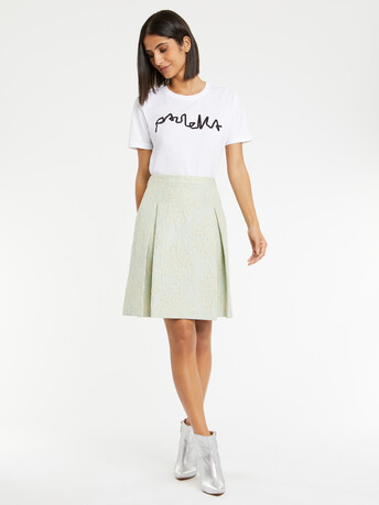 WOVEN SKIRT - Amande