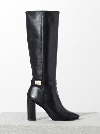 Nappa leather boots - Noir