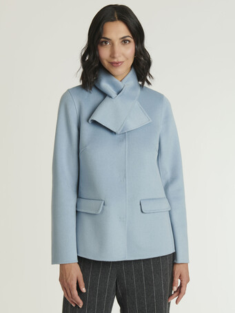 WOVEN COAT - Glacier
