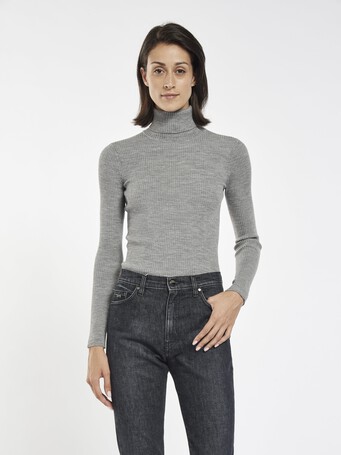Merino wool sweater - Souris