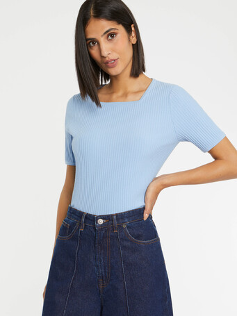Pull en coton - Ciel