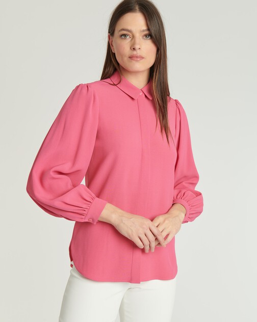 Chemise en Crêpe envers satin