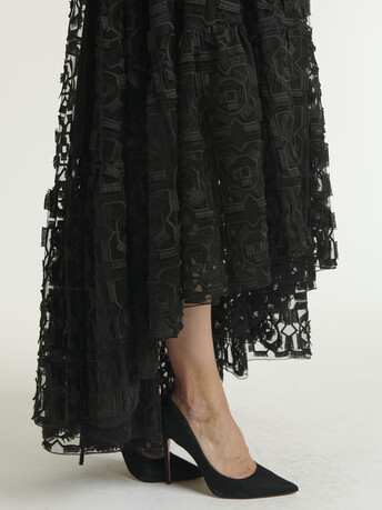 WOVEN SKIRT - Noir