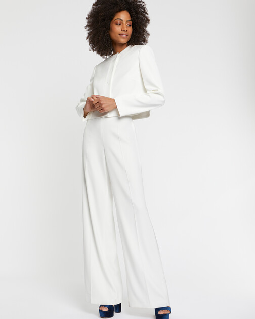 Veste courte en ottoman stretch