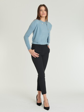 KNITTED CARDIGAN - Glacier