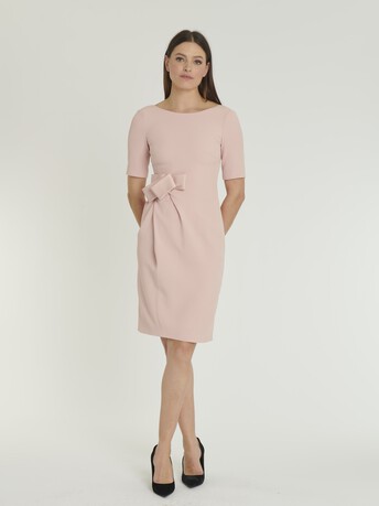 WOVEN DRESS - Poudre