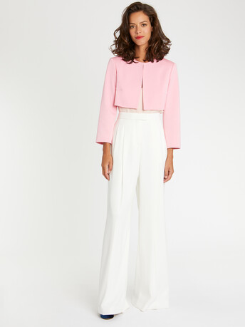 WOVEN SUIT JACKET - Candy pink