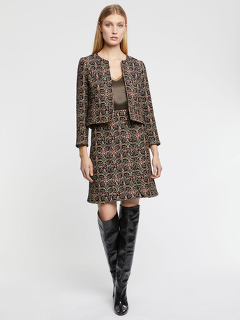 WOVEN SKIRT - multicolor