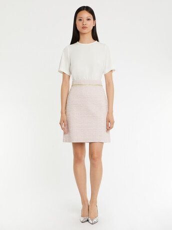 WOVEN SKIRT - Rose