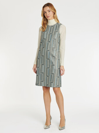 WOVEN DRESS - Glacier