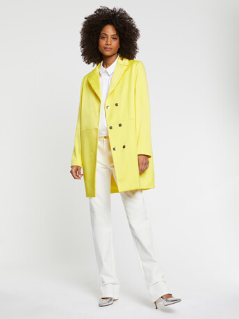 Blouse plissée en popeline de coton - Blanc