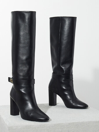 Nappa leather boots - Noir