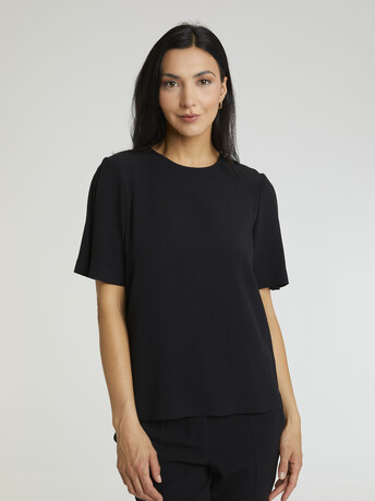WOVEN TOP - Noir
