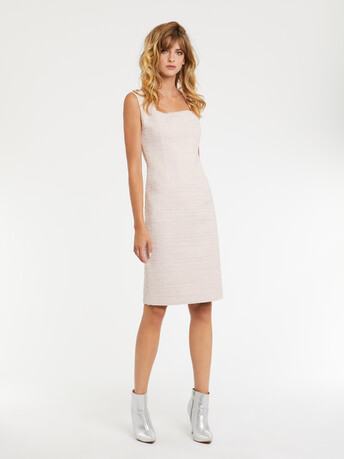 WOVEN DRESS - Rose