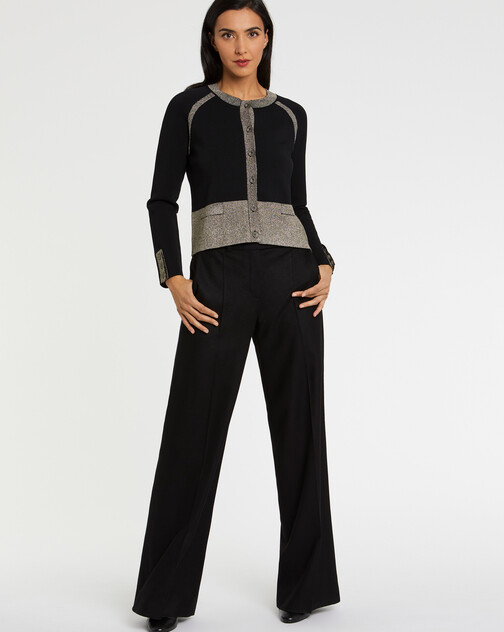 Cardigan en maille Milano et lurex