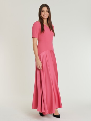 WOVEN DRESS - Pink