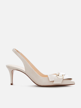 Patent leather court shoes - Mastic