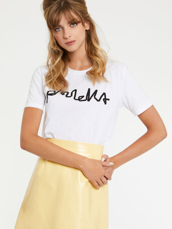 WOVEN TOP - White
